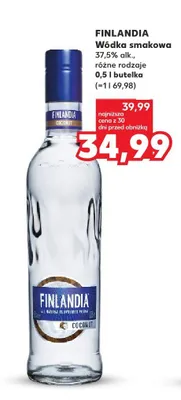 Wódka smakowa Finlandia Coconut promocja w Kaufland