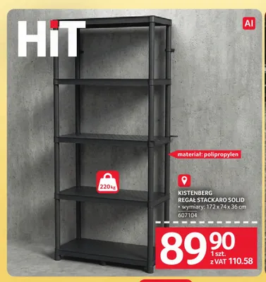 Regał Stackaro Solid Kistenberg promocja w Selgros