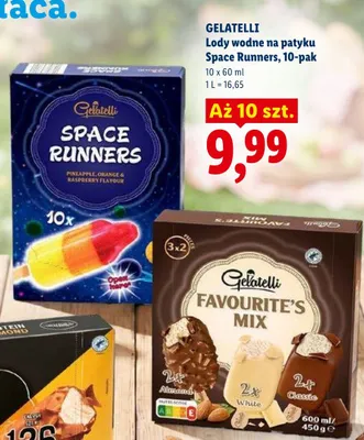 Mix lodów na patyku Favourite's Mix Gelatelli promocja w Lidl