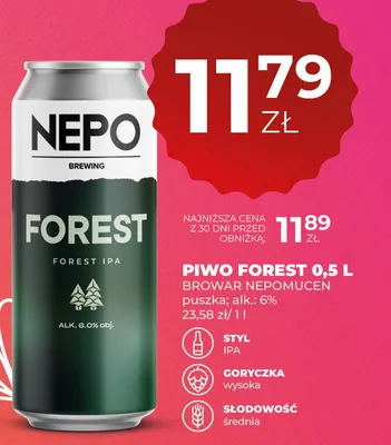 Piwo Forest promocja w Duży Ben