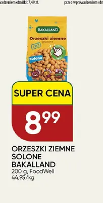 Orzeszki ziemne solone Bakalland promocja w Chata Polska