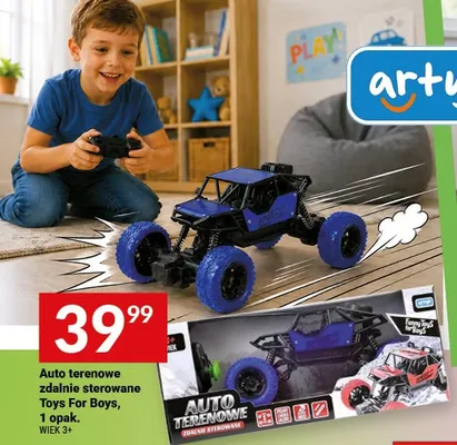 Auto terenowe zdalnie sterowane Toys For Boys promocja w Twój Market