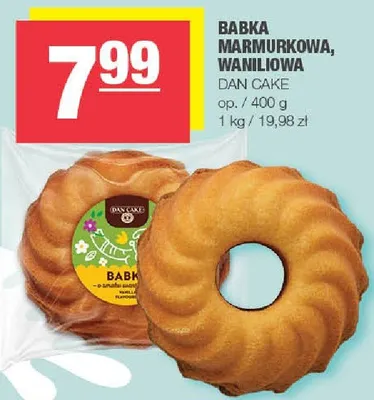 Babka marmurkowa, waniliowa promocja w SPAR
