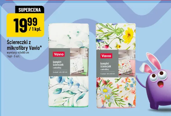 Ściereczki z mikrofibry promocja w POLOmarket