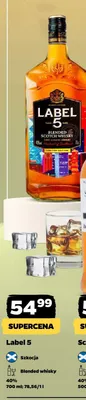 Whisky Label 5 blended promocja w Netto