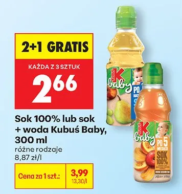 Sok 100% promocja w Biedronka