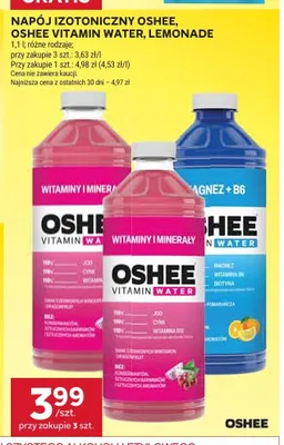 Woda witaminowa Oshee Vitamin Water promocja w Stokrotka