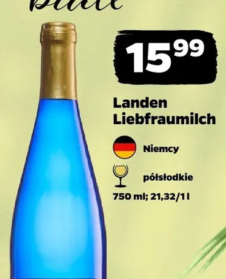 Wino Landen Liebfraumilch promocja w Netto