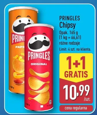 Chipsy Pringles promocja w Aldi