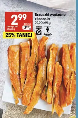 Brzuszki wędzone z łososia promocja w Delikatesy Centrum