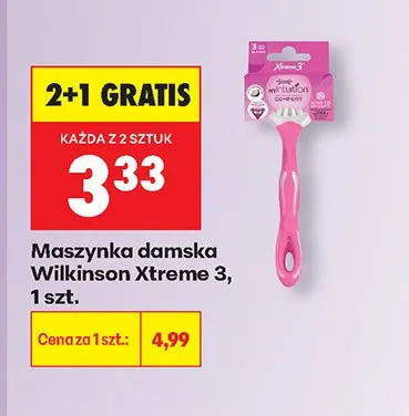 Maszynka damska Xtreme 3 promocja w Biedronka