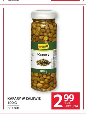 Kapary w zalewie Topseller promocja w Selgros