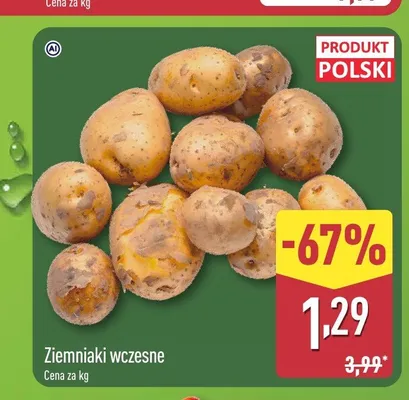 Ziemniaki wczesne polskie promocja w Aldi
