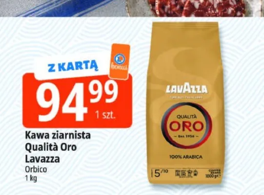 Kawa ziarnista Lavazza Qualità Oro promocja w Leclerc