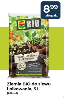 Ziemia BIO do siewu i pikowania, 5l promocja w PSB Mrówka