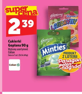 Cukierki Goplana Brando Landryny promocja w TOPAZ