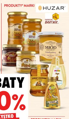 Produkty marki Huzar, Sądecki Bartnik promocja w Intermarche