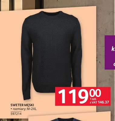 Sweter męski promocja w Selgros