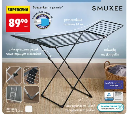 Suszarka na pranie promocja w Biedronka