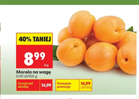 Morela na wagę promocja w Biedronka
