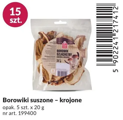Borowiki suszone - krojone promocja w Makro