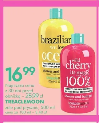 Żel pod prysznic Treaclemoon Brazilian Love promocja w Super-Pharm
