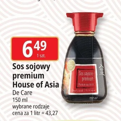 Sos sojowy premium House of Asia promocja w Leclerc