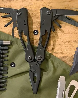 Wielofunkcyjne narzędzie 22 w 1 z zestawem bitów i pokrowcem promocja w Biedronka