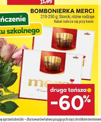 Bombonierka Merci promocja w Stokrotka