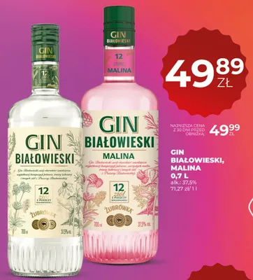 Gin Białowieski promocja w Duży Ben