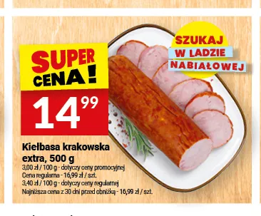 Kiełbasa krakowska extra Białecki Wędzarnia promocja w Twój Market