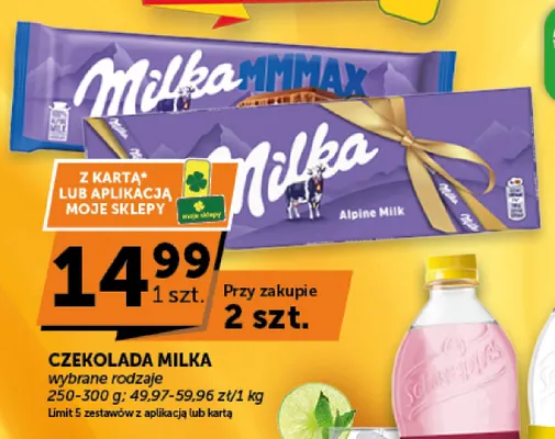 Czekolada Milka Alpine Milk promocja w ABC