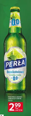 Piwo bezalkoholowe Perła Limonka z miętą promocja w Selgros