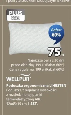 Poduszka ergonomiczna WELLPUR LIHESTEN promocja w Jysk