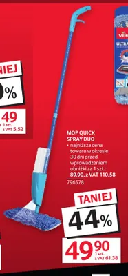Mop Quick Spray Duo promocja w Selgros