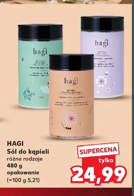 Sól do kąpieli Hagi promocja w Kaufland
