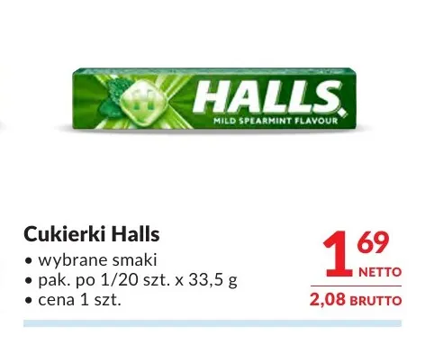 Cukierki Halls promocja w Makro