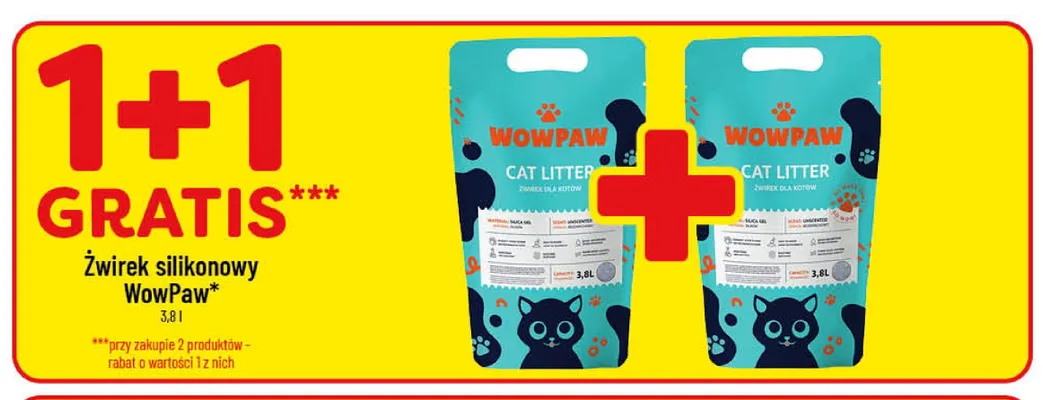 Żwirek silikonowy dla kotów WowPaw promocja w POLOmarket