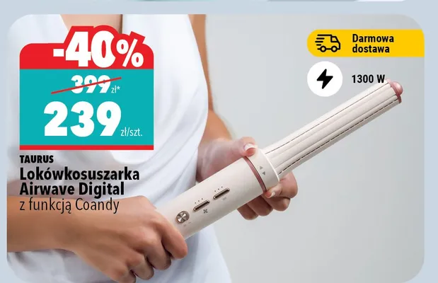 Lokowkoszuszarka Airwave Digital z funkcją Candy Taurus promocja w Biedronka Home