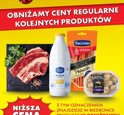 Obniżamy ceny regularnie kolejnych produktów, strona 0 promocja w Biedronka