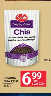 Nasiona chia Sante Skarby Ziemi promocja w Selgros
