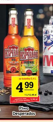Piwo Desperados Red promocja w Gram Market
