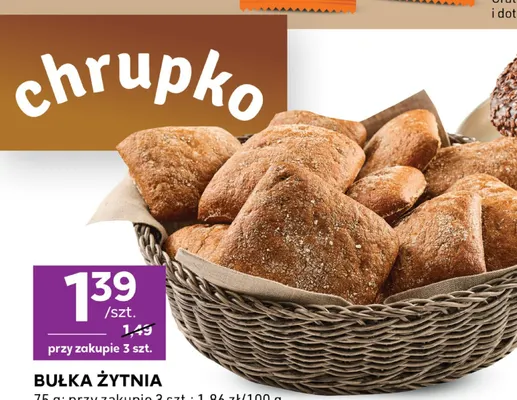 Bułka żytnia promocja w Stokrotka