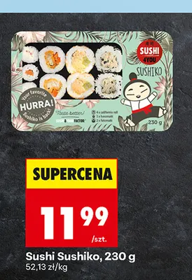 Sushi Sushiko promocja w Biedronka