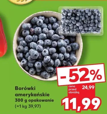 Borówki amerykańskie promocja w Kaufland