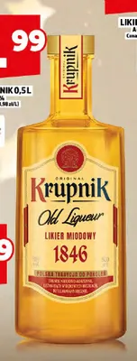 Likier Krupnik Old 38% promocja w TOPAZ