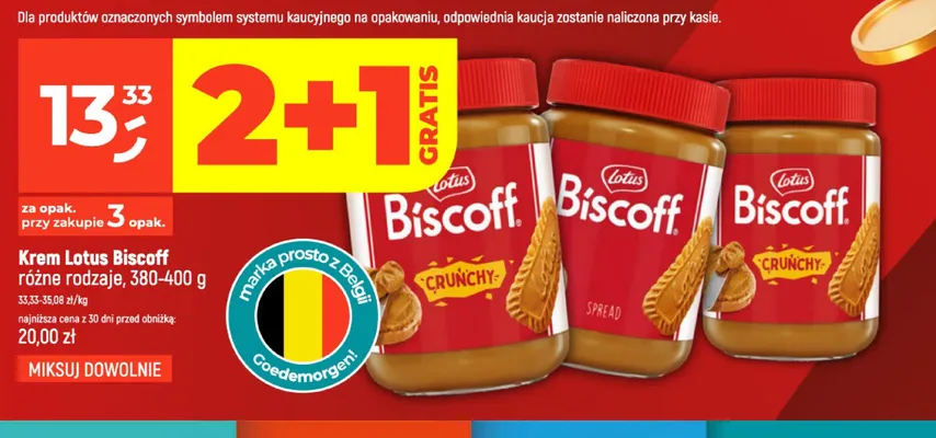Krem Lotus Biscoff Spread promocja w Dealz