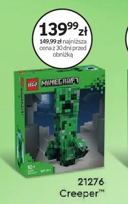 Klocki LEGO Minecraft 21276 Creeper promocja w Empik
