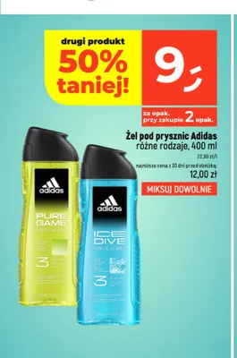 Żel pod prysznic Adidas Ice Dive promocja w Dealz