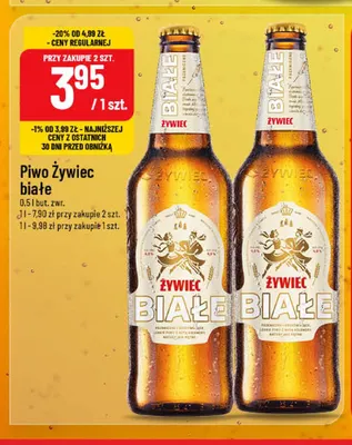 Piwo Żywiec Białe promocja w POLOmarket
